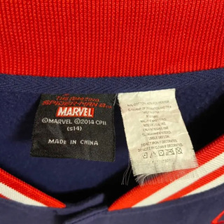 超希少】マーベル MARVEL スパイダーマン スタジャン スウェット古着刺繍