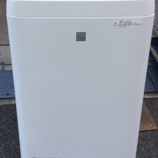 【RKGSE-475】特価！シャープ/SHARP/5.5kg/全自動洗濯機/ES-G5E5-KW/中古/2017年製/当社より近隣地域無料配達