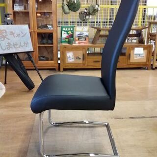 【店舗同時販売中】　ＮＩＴＯＲＩ　ニトリ　ＮＥＷニューヨーク　ガラスダイニングテーブル　ロフト３　ダイニングチェア４脚セット　白黒　【店頭ご来店購入限定】