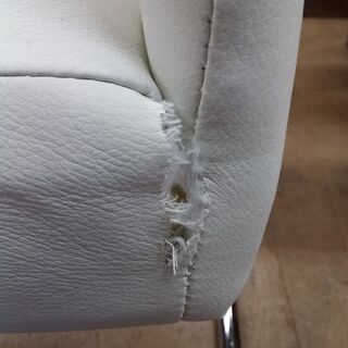 【店舗同時販売中】　ＮＩＴＯＲＩ　ニトリ　ＮＥＷニューヨーク　ガラスダイニングテーブル　ロフト３　ダイニングチェア４脚セット　白黒　【店頭ご来店購入限定】