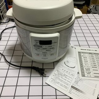 炊飯機能付電気圧力鍋 アイリスオーヤマ 3L PC-EMA3-W