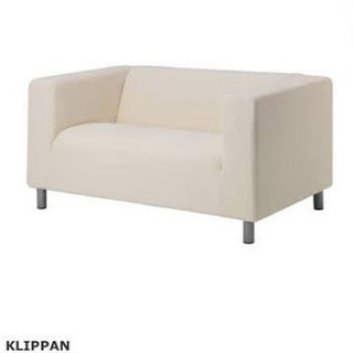 【値下】IKEAソファ 2人用 KLIPPAN /クッション付！