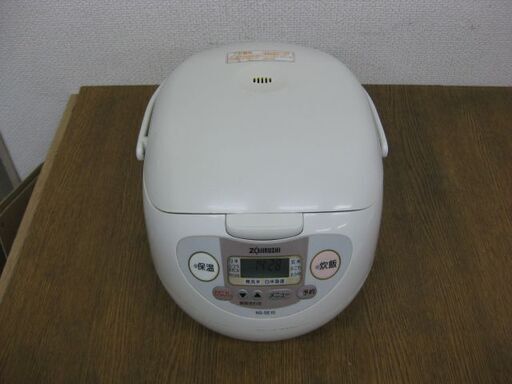 ZOJIRUSHI 象印マホービン 炊飯器 マイコン炊飯ジャー 5.5合炊き NS-SE10 2004年製 ホワイト