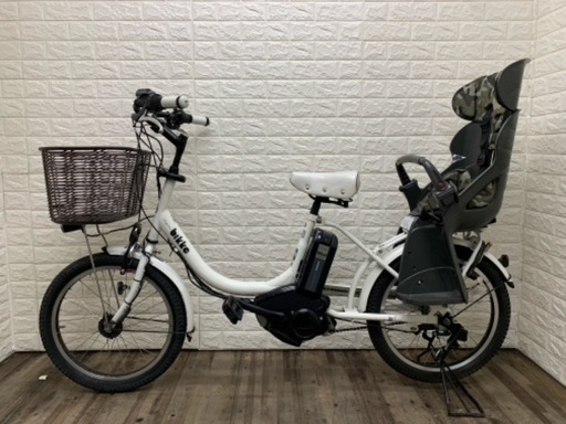 ブリジストン bikke ホワイト 8.1AH 新基準 電動アシスト自転車
