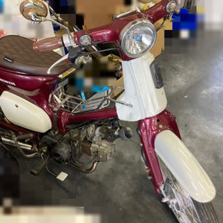 実働！　お洒落カスタム　カブ50 ボルドー　ワインレッド 実働！ お洒落カスタム カブ50 ボルドー ワインレッド