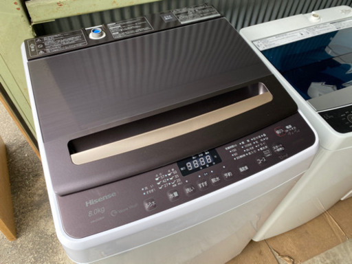 2020年製✩ハイセンス全自動電気洗濯機8.0kg♪( ´▽｀)