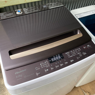 2020年製✩ハイセンス全自動電気洗濯機8.0kg♪( ´▽｀)