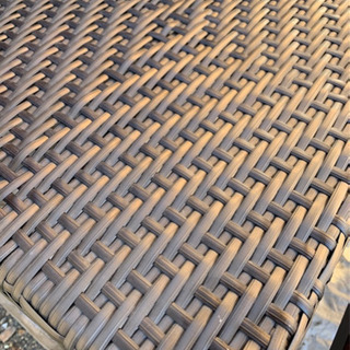 特殊生地 ベランダ ウッドデッキ 手編み 編み込み ハイチェア?しげん屋