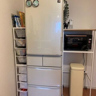 半 シャープ 20年製 冷蔵庫 売ります 「SJ-W411F-N [5ドア /左右開き