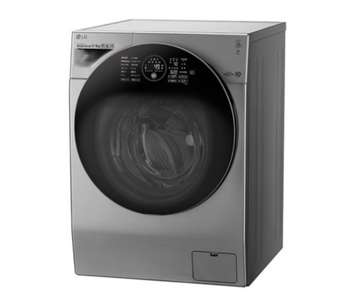 石田【LG】ドラム式洗濯乾燥機 / FG1611H2V / ステンレスシルバー