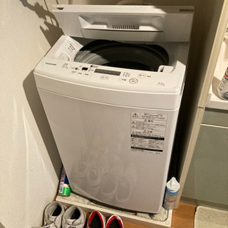 TOSHIBA製　4.5キロ　洗濯機