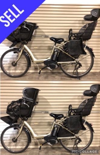 電動自転車☆ ヤマハ パスキッス 3人乗り 8.9ah☆