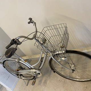 自転車　空気入れ付き（エアーポンプ）