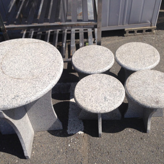 大理石  テーブル 椅子4つ セット