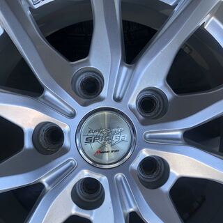 スタッドレスタイヤ　ＭanarayＳport　ＳＰＩＤＥＲ　１5インチ　ＰＣＤ114.3　５Ｈ　2012年製タイヤ　溝6.8～7.1