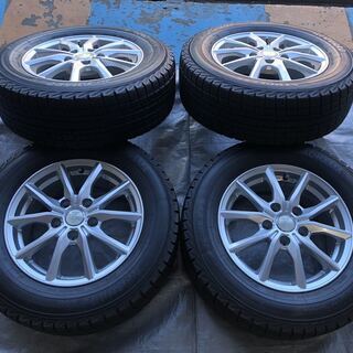 スタッドレスタイヤ　ＭanarayＳport　ＳＰＩＤＥＲ　１5インチ　ＰＣＤ114.3　５Ｈ　2012年製タイヤ　溝6.8～7.1