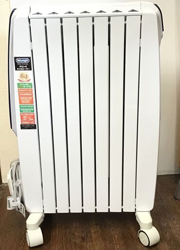 21R152 ジ 6 DeLonghi デロンギ ドラゴンデジタルスマート オイルヒーター QSD0712‐MB 取扱説明書付き 中古品