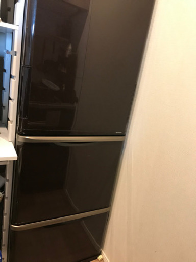 SHARP 3ドア冷蔵庫 SJ-PW35A-T 350L  プラズマクラスター