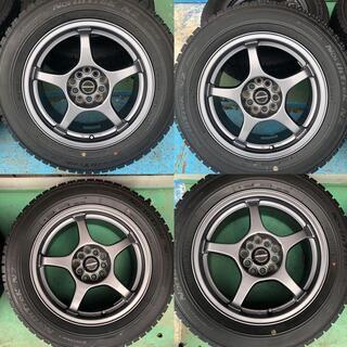 バリ溝！スタッドレスタイヤ205/65R/16　SCHNEDER16インチ　5H　PCD100/114.3　16×7JJ　+38
