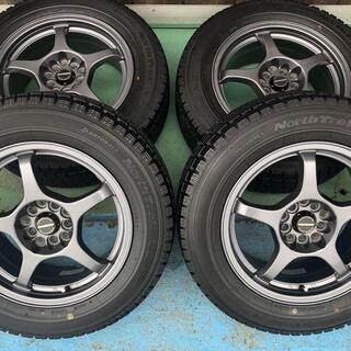バリ溝！スタッドレスタイヤ205/65R/16　SCHNEDER16インチ　5H　PCD100/114.3　16×7JJ　+38