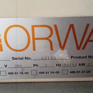 【中古】ｵｰﾜｯｸ　ORWAK　５０１０　小型圧縮減容機