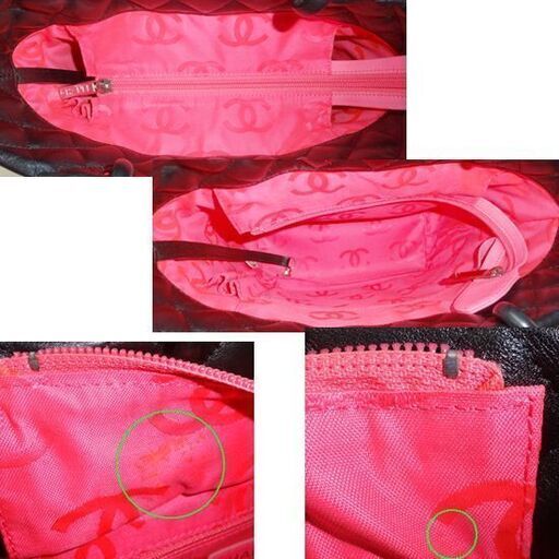 本物 使用感少なめ☆CHANEL シャネル カンボンライン ミニ トート