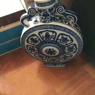 旧家所蔵品 中国 花瓶 竜泉窯 天竜寺青磁瓢箪型 古美術品 中国古陶磁 古玩 