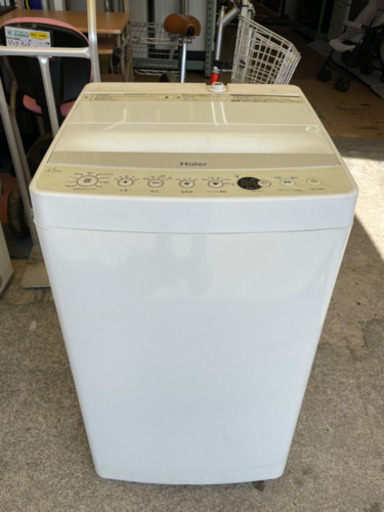 【リサイクルショップ八光　安心の3か月保証　配達・設置OK】ハイアール 4.5kg全自動洗濯機 エディオンオリジナル ホワイト JW-C45BE-W