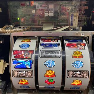 スロット台 オリンピア 南国育ち 5号機 設定キー付き コインレス機