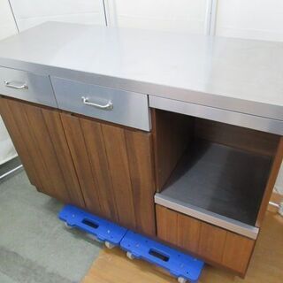 JKN2118/キッチンボード/キッチンカウンター/サイドボード/食器棚/レンジ台/北欧/L/ストラーダ/STRADA/ウニコ/unico/中古品/ unico】ウニコ STRADA ストラーダ スタンダード キッチンボード 食器棚