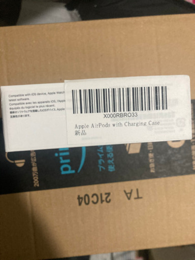 新品未使用Apple AirPods with Charging Case エアーポッズ