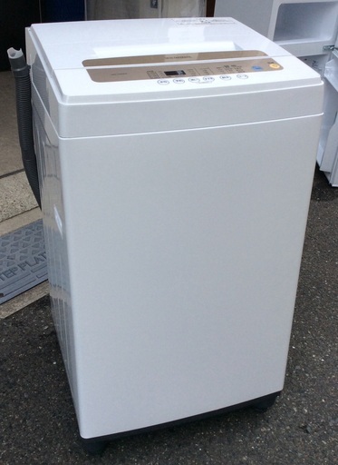 【RKGSE-477】特価！アイリスオーヤマ/5kg/全自動洗濯機/IAW-T502EN/中古/2018年製/当社より近隣地域無料配達