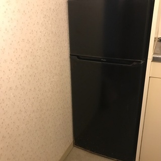 冷蔵庫　2ドア式　黒