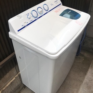 【ネット決済】HITACHI 2槽式洗濯機（PS55AS2） 2...