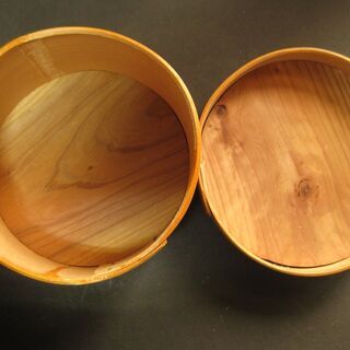 曲げわっぱ　おひつ　お櫃　約2合用(?)　新品未使用品