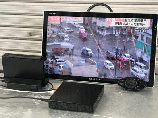 格安で！シャープ ワイヤレスポータブルテレビ◇HDD付◇20型◇2011年製◇LC-20FE1