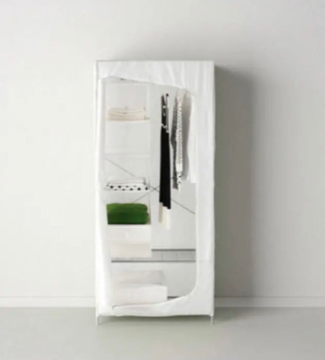 Ikea Breim ワードローブ ハンガーラック 簡易クローゼット 収納 ゆー 塚口の収納家具 タンス 衣類収納 の中古あげます 譲ります ジモティーで不用品の処分