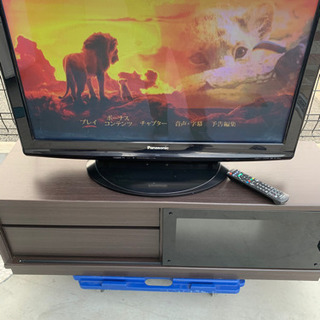 Panasonic37型テレビ&テレビ台(ニトリ)セット