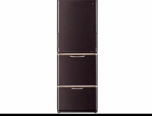 SHARP 3ドア冷蔵庫 SJ-PW35A-T 350L プラズマクラスター