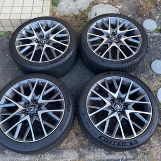 レクサス RC350 Fスポーツ 純正タイヤホイールセット センサー付き