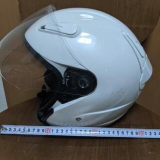 【ネット決済】【取引確定】バイクのヘルメット（白）