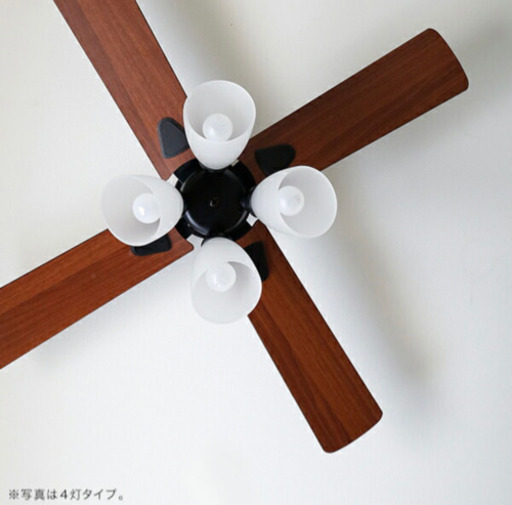 LOWYA シーリングファン 照明 6灯 リモコン付き - 神奈川県の家具