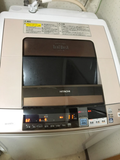 日立乾燥機付き洗濯機　洗濯10kg 乾燥機5.5kg ＢＷ－Ｄ１０ＴＶ