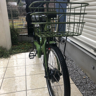 超美品　今年購入　ブリジストン電動自転車　ビッケ　グリ