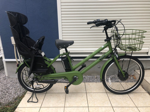 超美品　今年購入　ブリジストン電動自転車　ビッケ　グリ