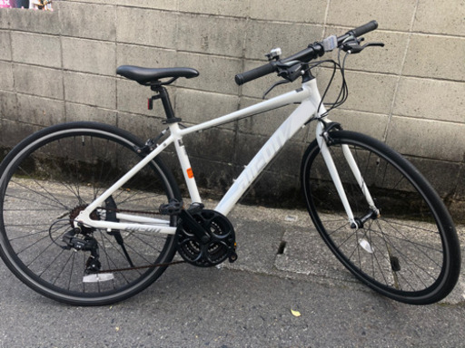 クロスバイク】6段変速 700x28c チェーン、グリップ新品❗️若林自転車 