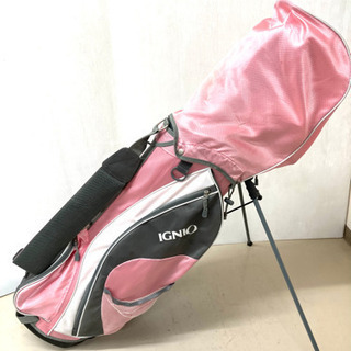値下げ！【レディース初心者セット！】◆ IGNIO イグニオ 他◆ゴルフクラブ 10本セット＋キャディバッグ付