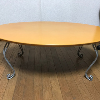 楕円形テーブル