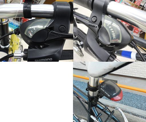 ►自転車 700C クロスバイク 7×3切替 スタンド付き ブラック シェボー ☆ PayPay(ペイペイ)決済可能 ☆ 札幌市 北区 屯田