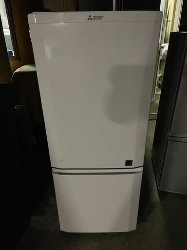 ◆三菱◆右開き◆146L◆2ドアノンフロン冷凍冷蔵庫◆ MR-P15EY-KB◆2015年製◆引き取り限定◆